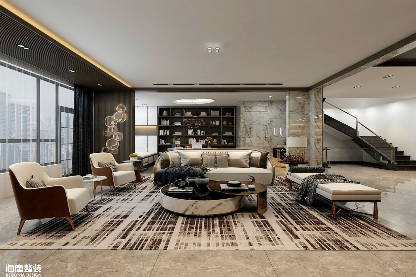 心安之处是故乡-一品人家-四室两厅-240m²-现代风格 